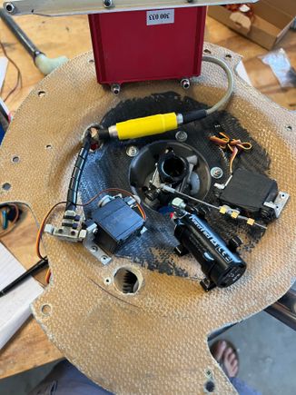 Final install underway.  Yellow heat shrink is my answer to locking the "microphone" connection on the ignition.