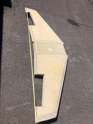 One piece Predator wing mold with plug