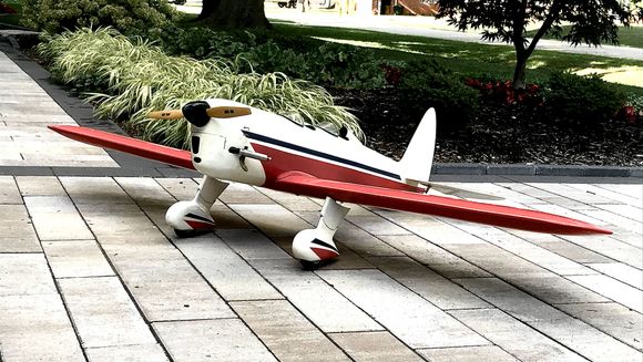 Scratch built Ryan STA all balsa covered “old school” with Sig Koverall and epoxy paint.  Mothballed in 1997 with a low time FA-50.
     Brought out of storage in 2017. Replaced tank and fuel lines, engine not touched. Replaced the battery with a fresh  Panasonic NiCad pack.  Started easily, ran and flew well. 
  Nice plane but the LG is not tolerant of rough fields!