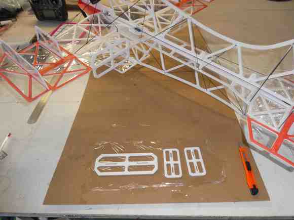 Air brakes in making.