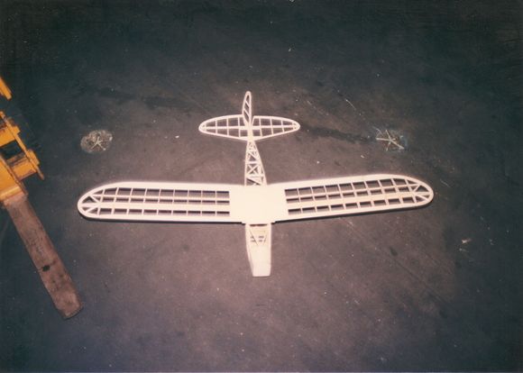 Assembled to this point swinging on the hook