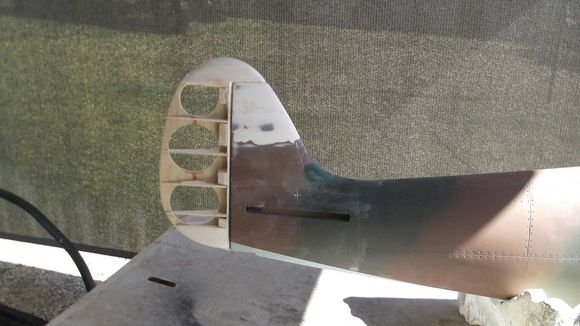 New rudder made to suit