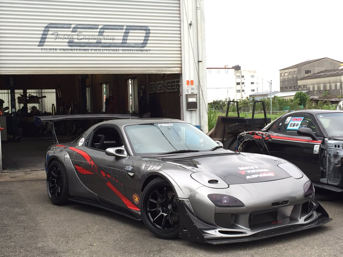 Rx7 wide body kit - 🧡 Panspeed 2015 NEW Wide Body Kit for FD3S RX-7...