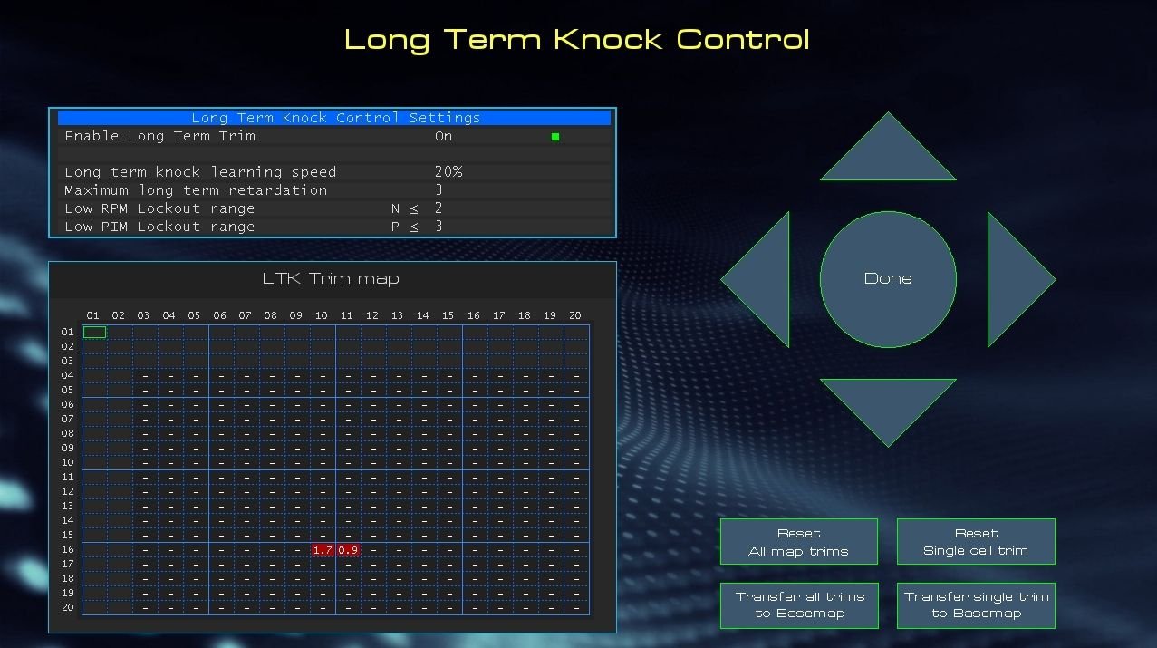 PFC Master long term knock control