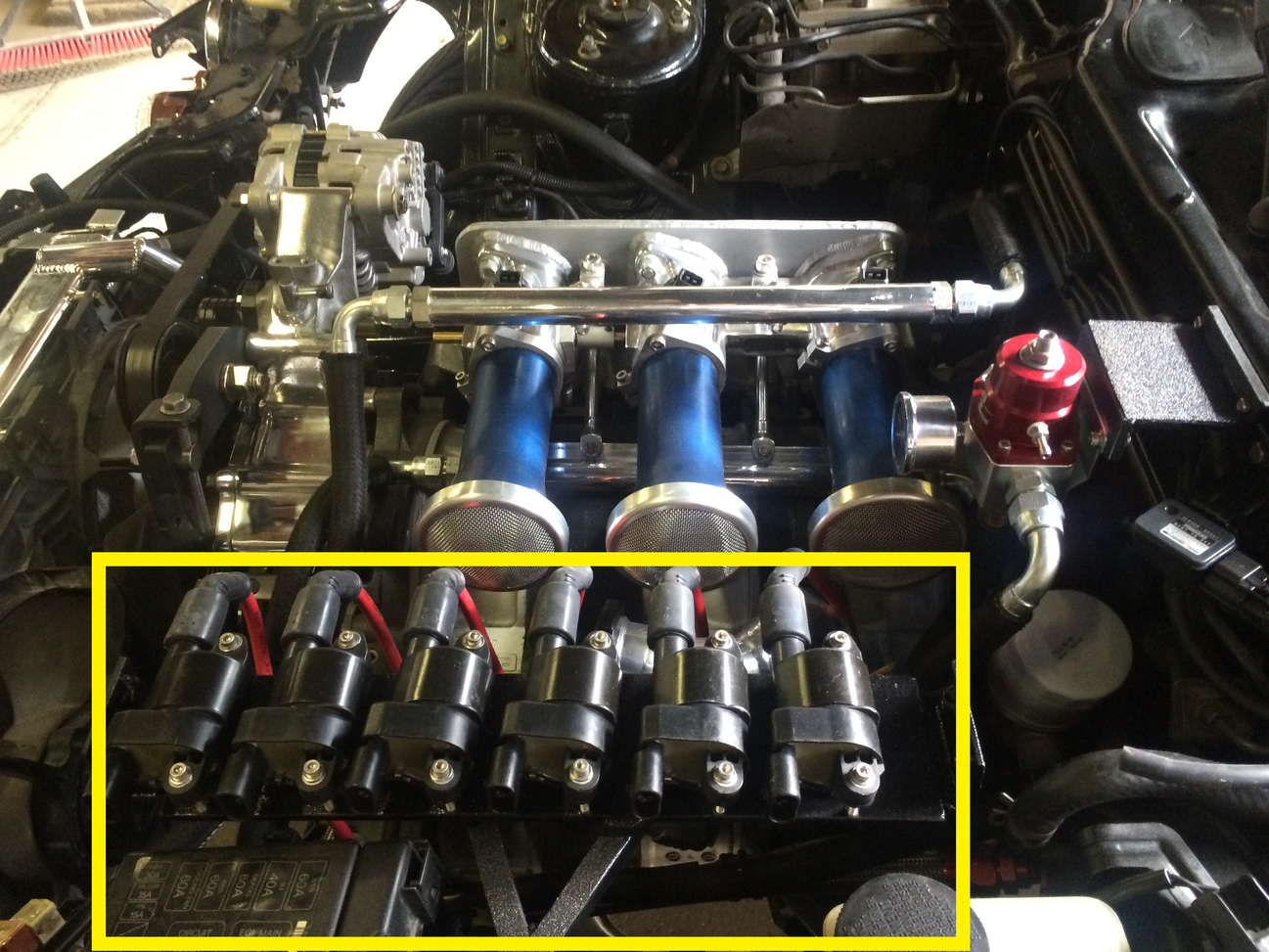 Engine - Intake/Fuel - *Custom* N/A 20B Intake Manifold, *Custom* LS1 Coils Kit; GM TPS; 20B Engine Harness - Used - 1993 to 1999 Mazda RX-7 - Chicago, IL 60630, United States