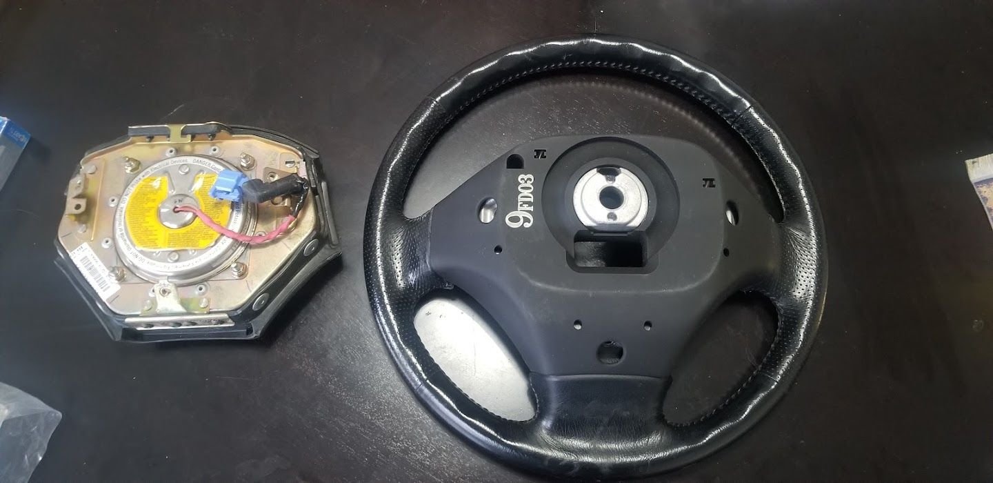 Interior/Upholstery - OEM '93 FD RX7 Steering wheel with air bag - Used - 0  All Models - Germantown, MD 20874, United States