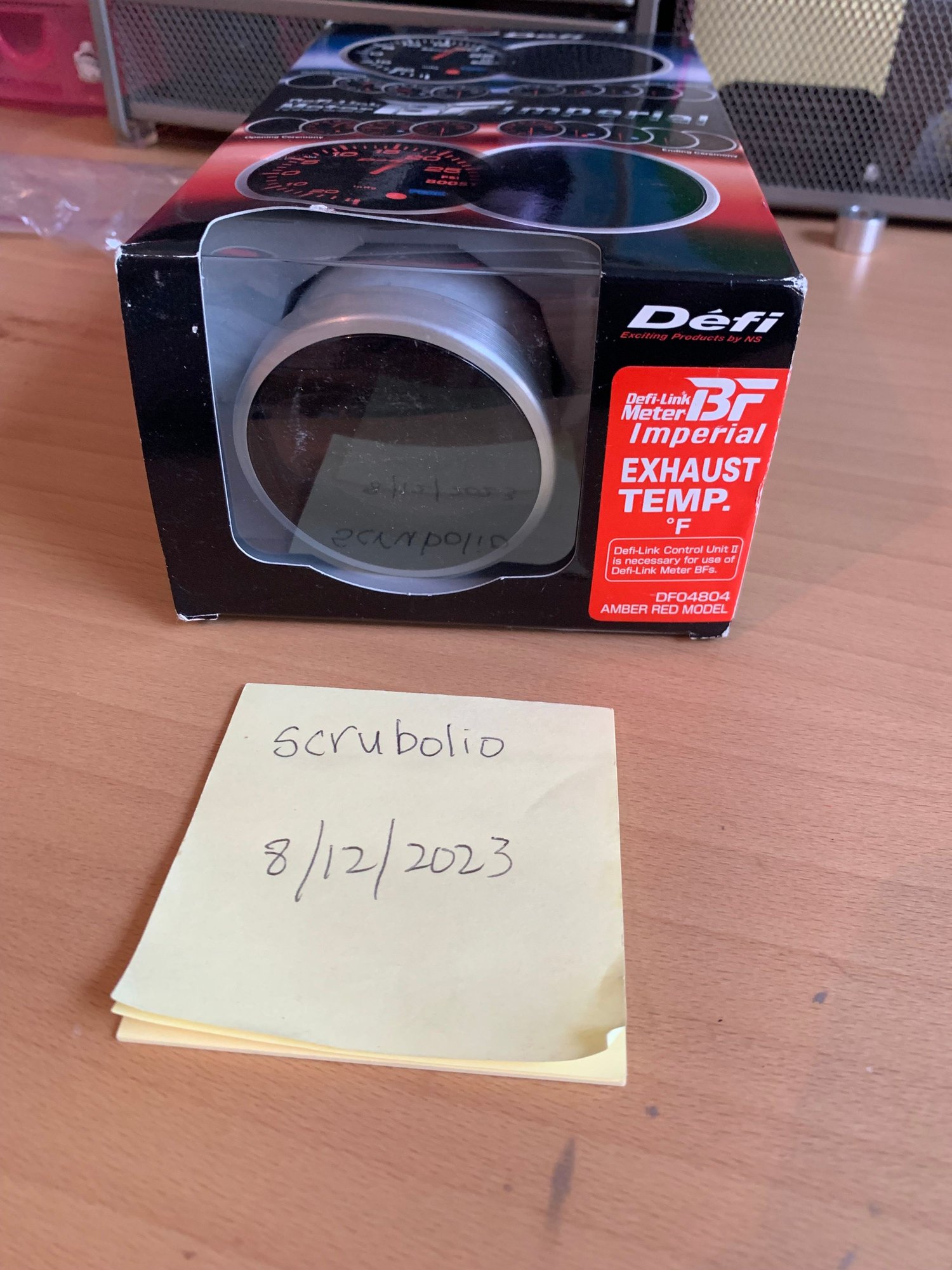 1994 Mazda RX-7 - NEW Defi Linkmeter Exhaust Temp Gauge in Fahrenheit (DF04804) - Audio Video/Electronics - $250 - Apex, NC 27502, United States