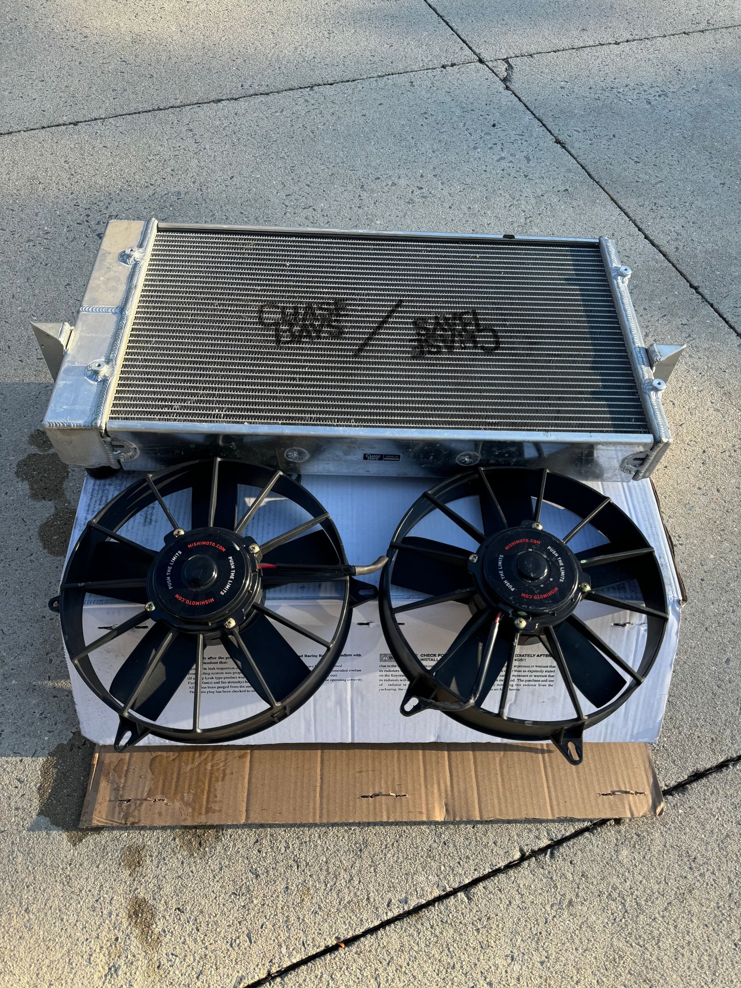 Engine - Electrical - Chase Bays Tucked Radiator (+fans) for Mazda RX7 FD3S (Used) - Used - 1993 to 2002 Mazda RX-7 - Allentown, PA 18031, United States