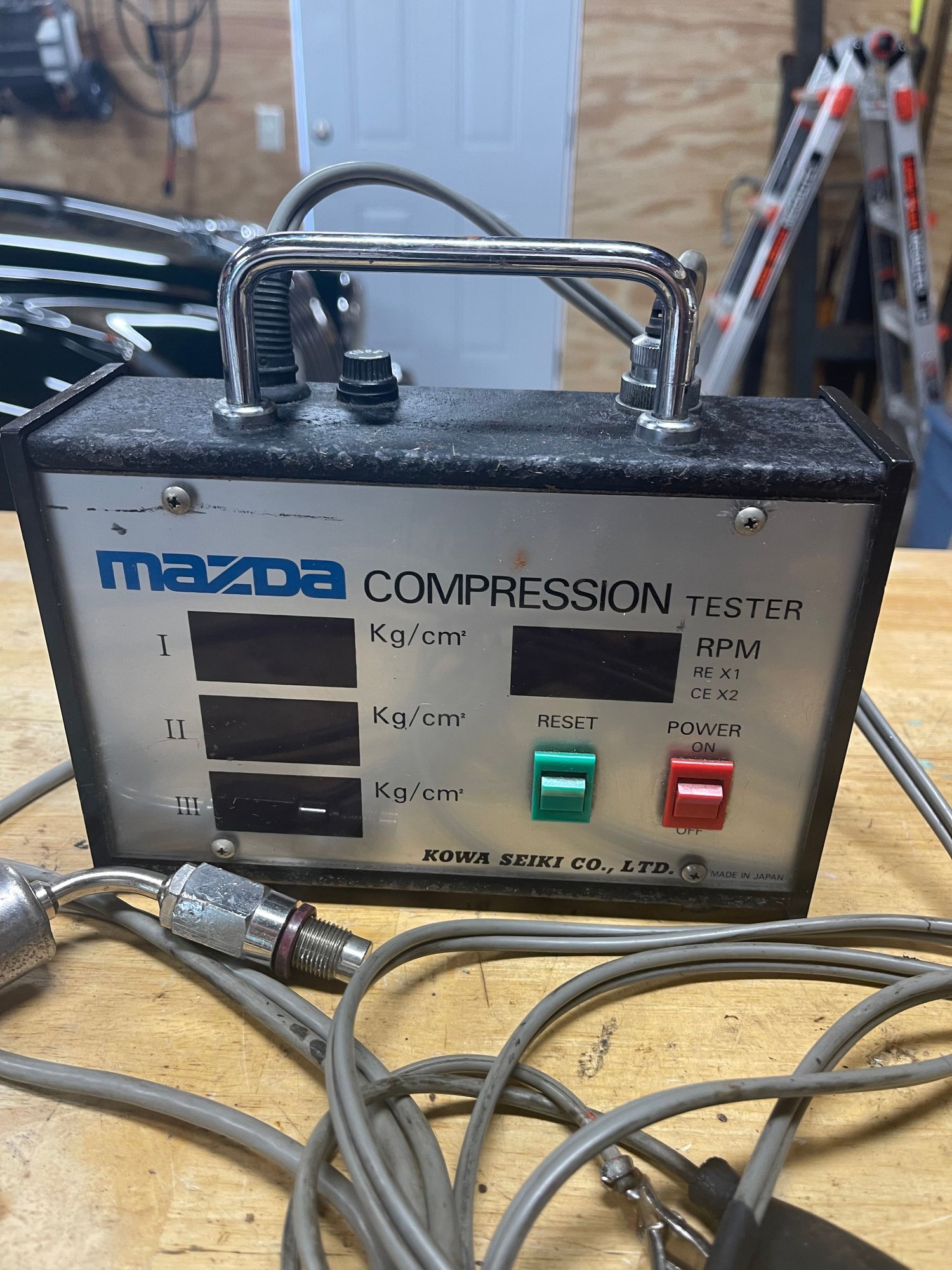 Engine - Internals - Factory Mazda Rotary Compression Gauge 13B, 12A, RX2, RX3, RX8 - Used - 1979 to 1994 Mazda RX-7 - Fernandina Beach, FL 32034, United States