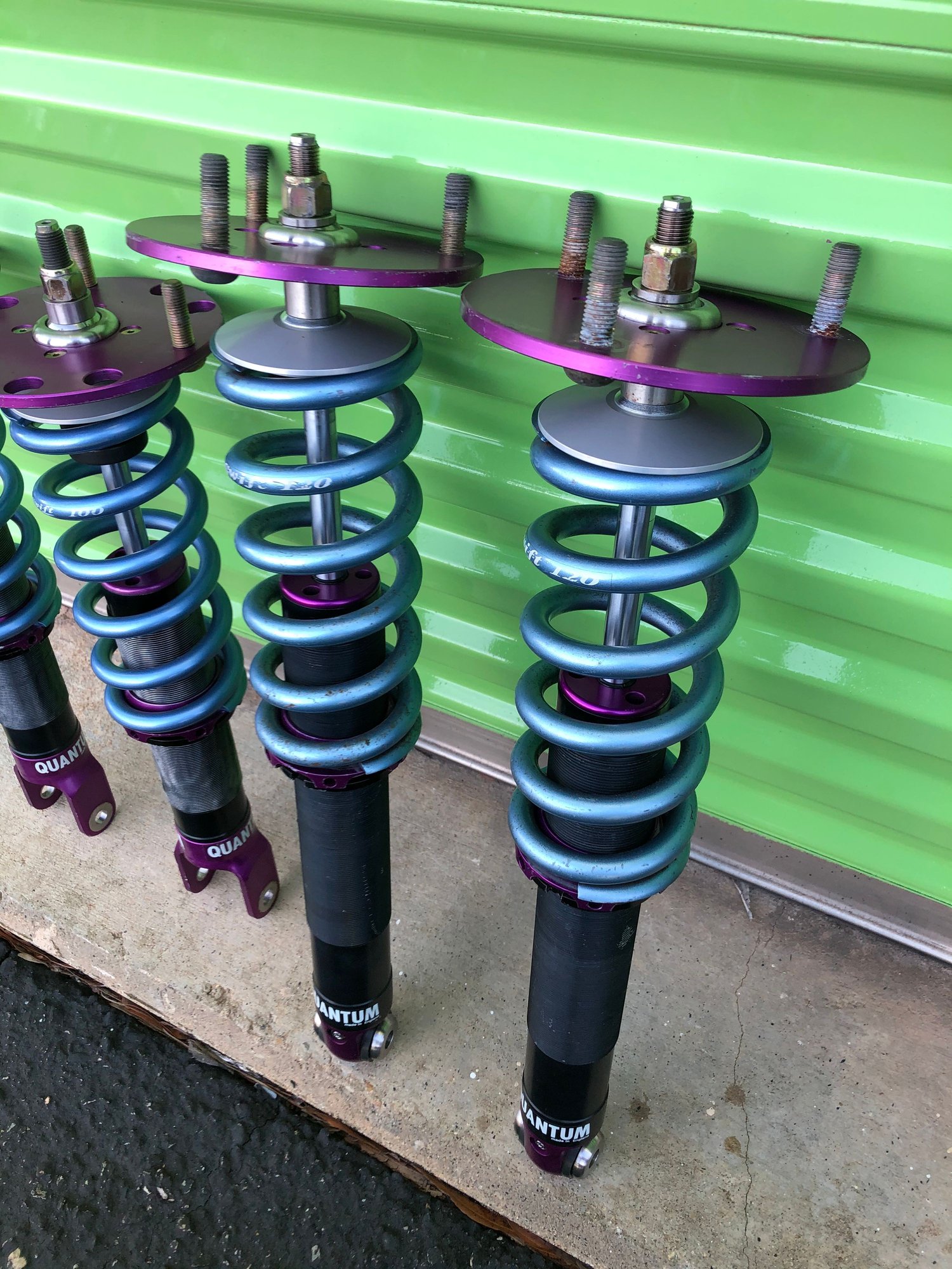 Steering/Suspension - Quantum T5-RS Coilovers w/ 12K/10K Swift Springs - Used - 1993 to 2002 Mazda RX-7 - Hampton, VA 23663, United States