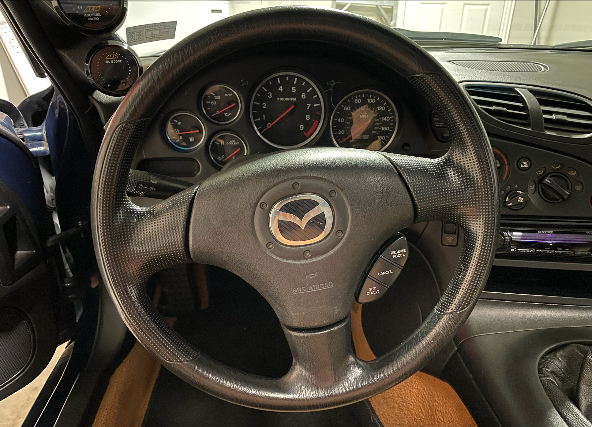 Interior/Upholstery - Mazda RX-7 Steering Wheel w/ Cruise Control - Used - 1993 to 2002 Mazda RX-7 - Fort Worth, TX 76111, United States