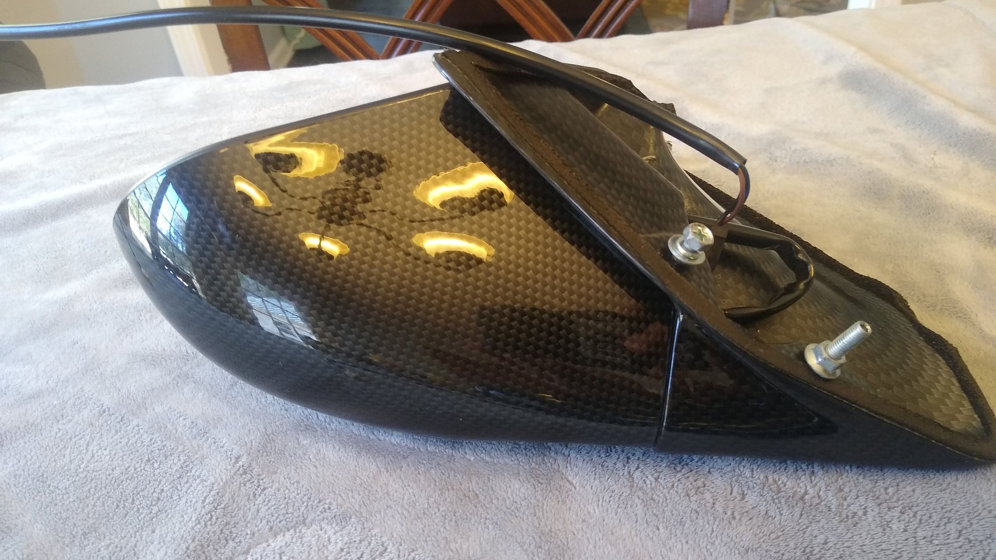 Exterior Body Parts - Ganador Mirrors for FD, Carbon Fiber Look, Very Nice Condition - Used - 1993 to 2002 Mazda RX-7 - Dawsonville, GA 30534, United States