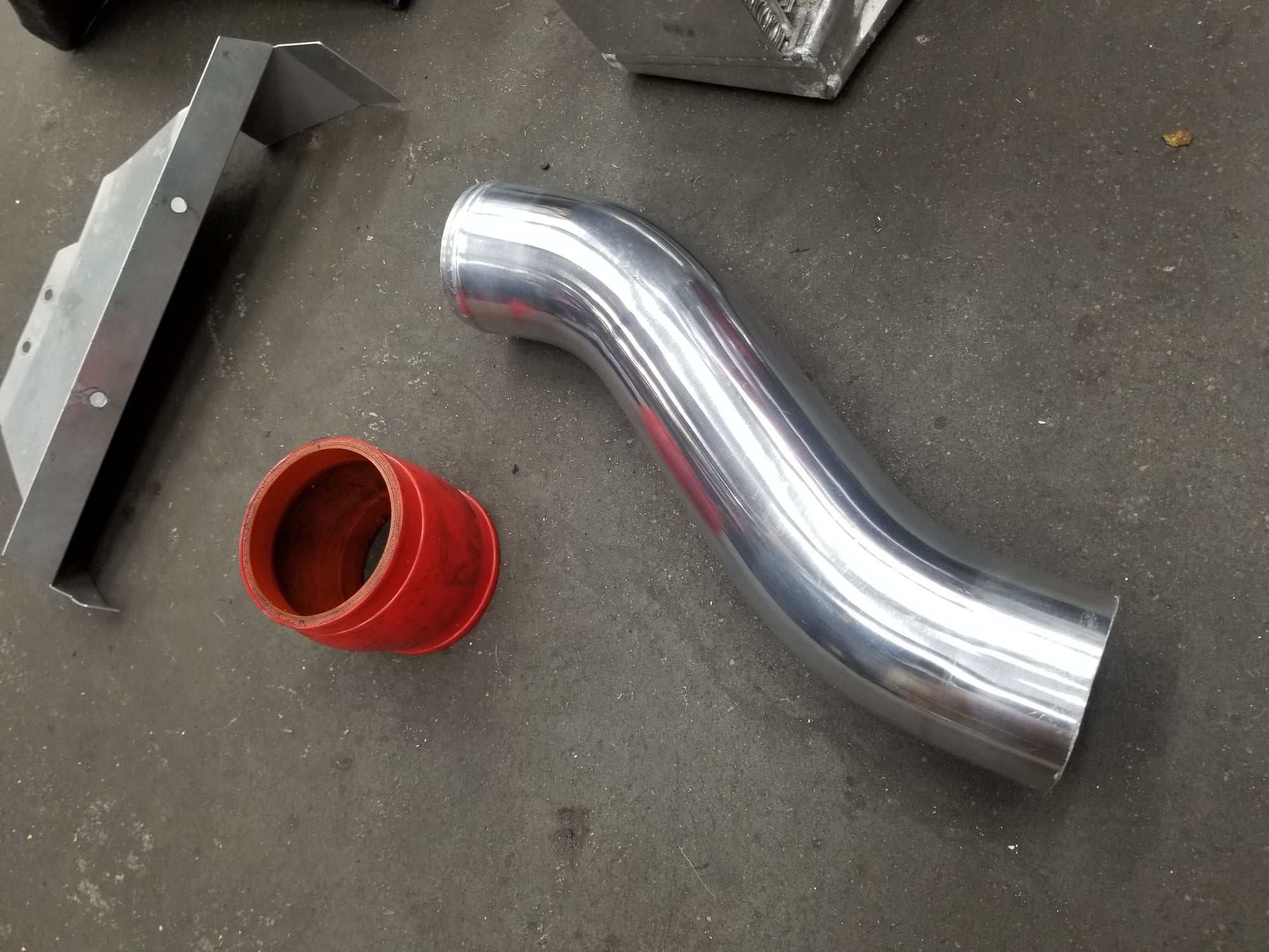 Engine - Intake/Fuel - FD greddy SMIC polished w/ pipes, silicone couplers, custom duct - Used - Morristown, TN 37814, United States
