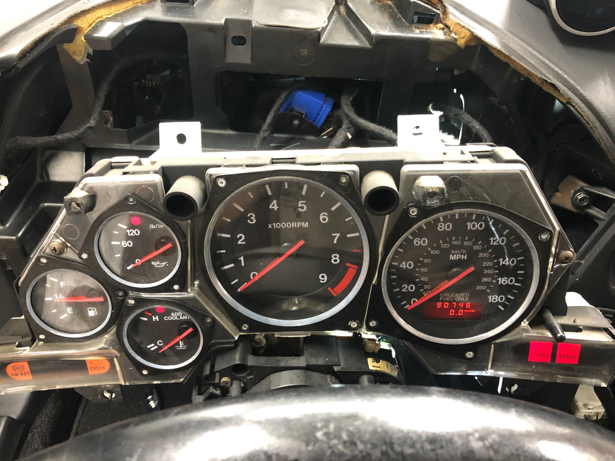 Accessories - LHD Gauge Cluster + Misc Parts - Used - 1993 to 1995 Mazda RX-7 - San Diego, CA 92109, United States