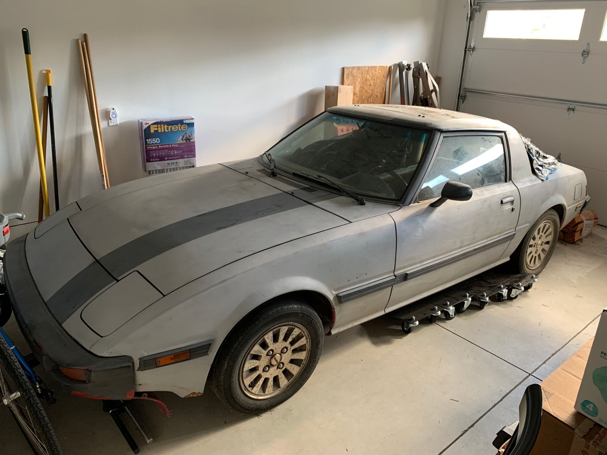 1985 Mazda RX-7 - 85 GSL-SE Turbo 2 conversion project car - Used - VIN JM1FB3323F0864273 - 211,177 Miles - Other - 2WD - Manual - Coupe - Gray - Seaside, OR 97138, United States