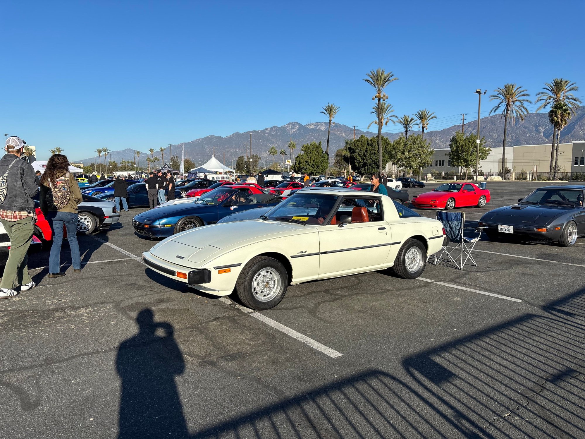 Went to SevenStock for the first time! Note the long morning shadows.