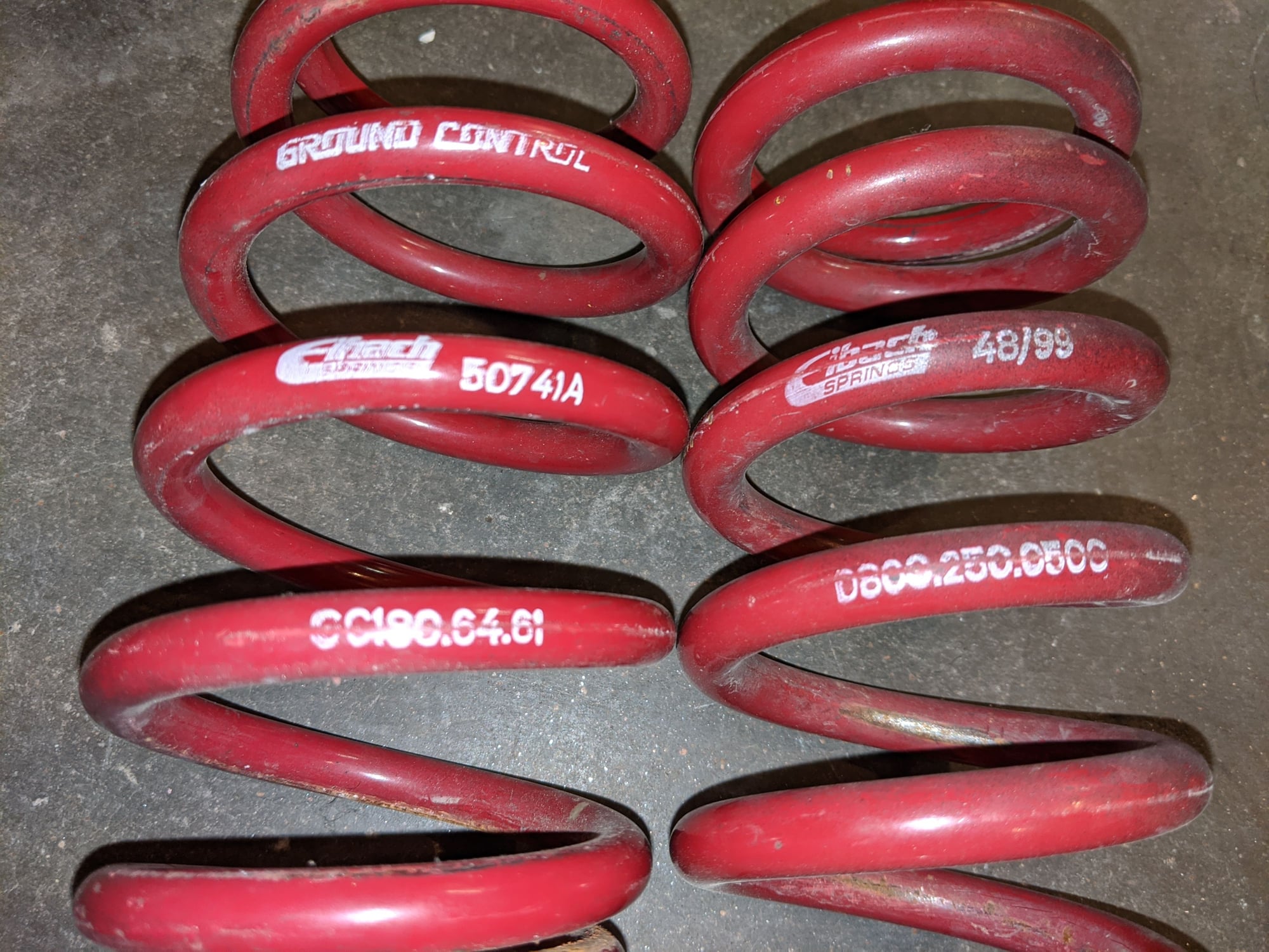 Steering/Suspension - 2.5 Coilover Springs Ground Control Eibach - Used - 1992 to 2002 Mazda RX-7 - Broken Arrow, OK 74012, United States