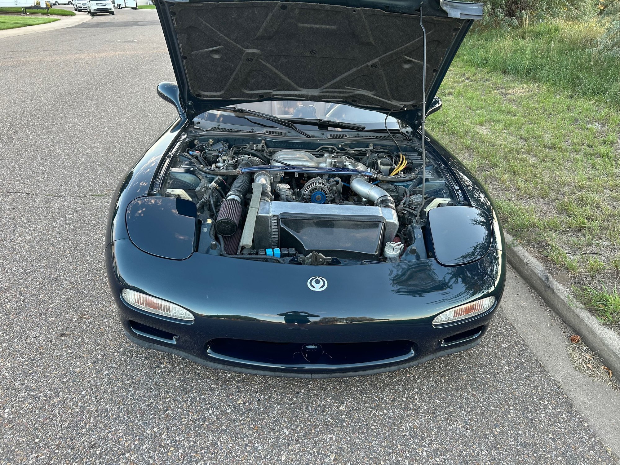 1993 Mazda RX-7 - 1993 RX-7 Manual Montego Blue Touring - Factory repaint, fresh street port rotary - Used - VIN JM1FD3318P0203166 - 83,000 Miles - Other - 2WD - Manual - Coupe - Blue - Calgary, AB T1B4C3, Canada