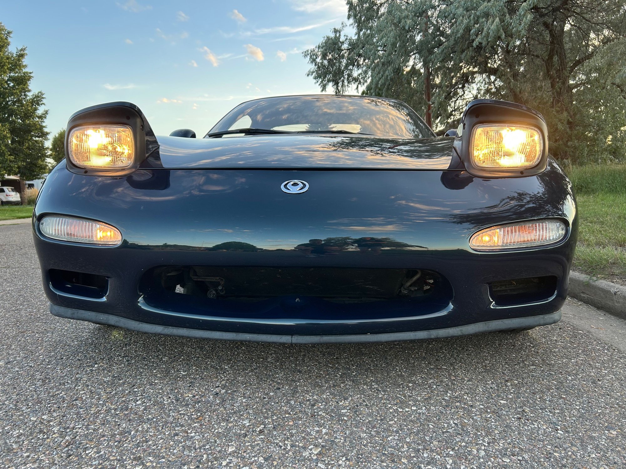 1993 Mazda RX-7 - 1993 RX-7 Manual Montego Blue Touring - Factory repaint, fresh street port rotary - Used - VIN JM1FD3318P0203166 - 83,000 Miles - Other - 2WD - Manual - Coupe - Blue - Calgary, AB T1B4C3, Canada
