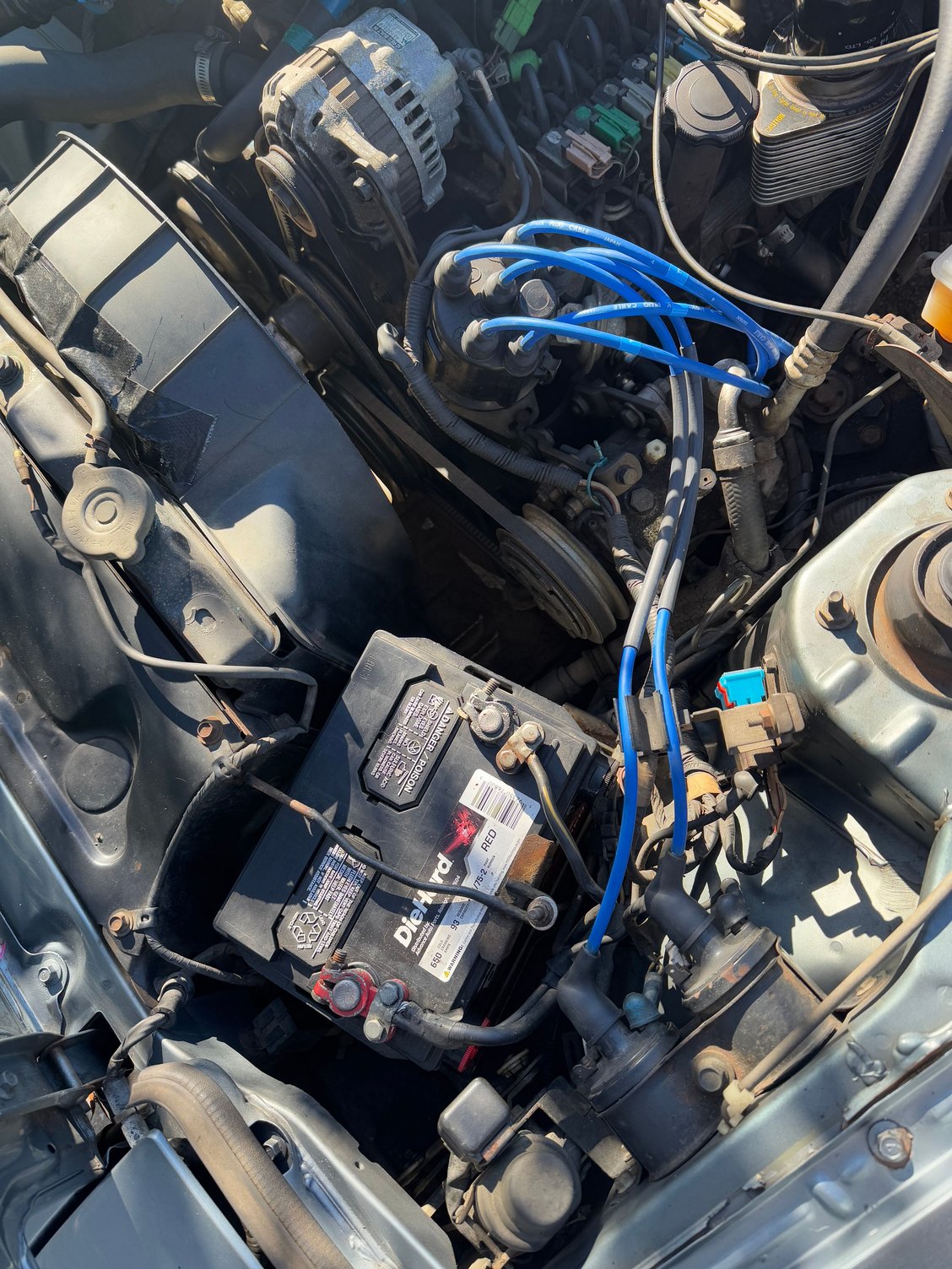 NGK plug wires and fuseable links changed to the modern �Bussman� style