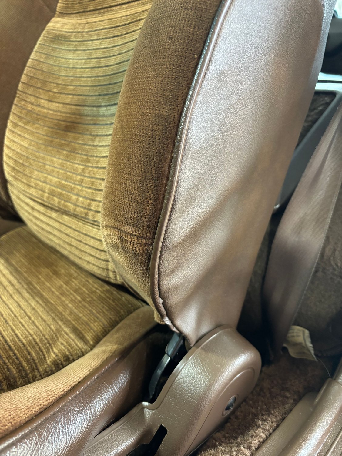 Fixed rip in the seat