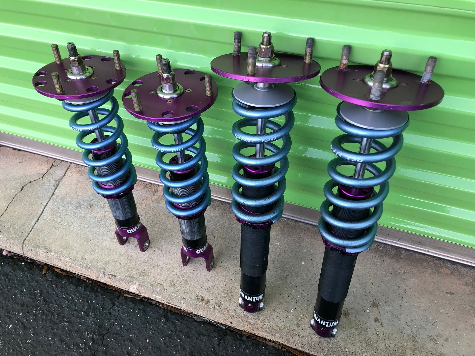 Steering/Suspension - Quantum T5-RS Coilovers w/ 12K/10K Swift Springs - Used - 1993 to 2002 Mazda RX-7 - Hampton, VA 23663, United States