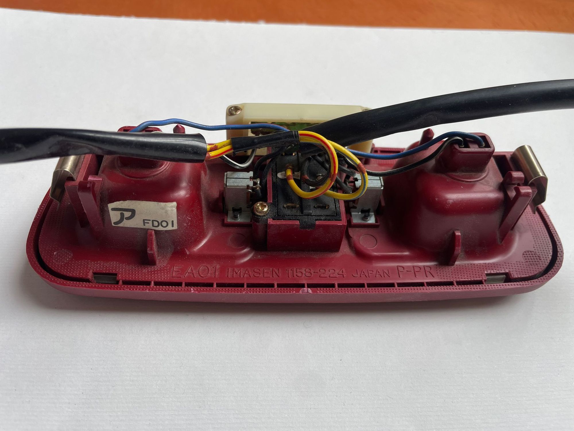 Interior/Upholstery - Red map light/sunroof switch - Used - 1993 to 2002 Mazda RX-7 - Split, Croatia