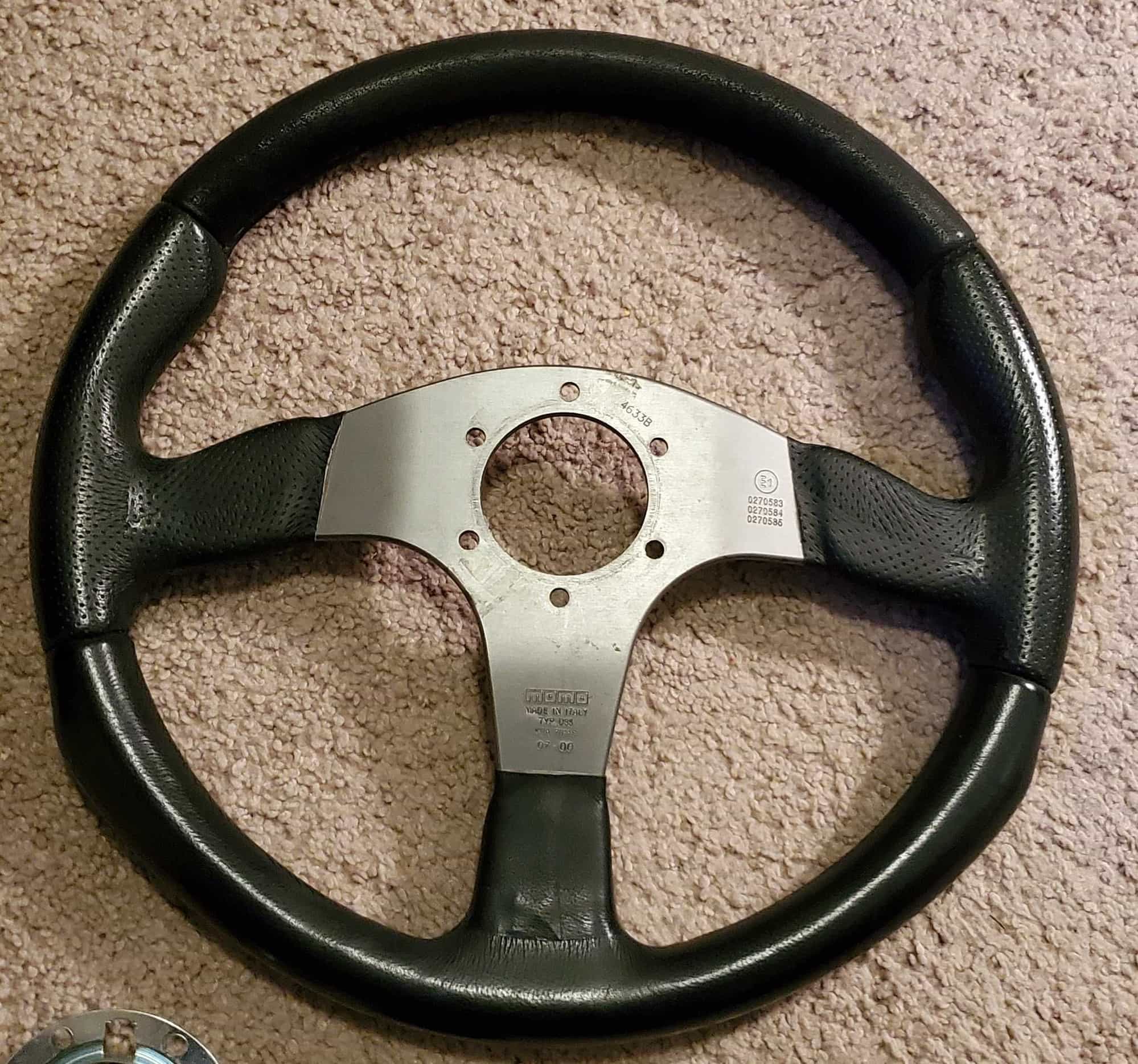 Interior/Upholstery - MOMO Champion Steering Wheel, widefoot pedal extender, A/C compressor and lines - Used - All Years Any Make All Models - Austin, TX 78610, United States