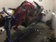 With everything off, We lifted her up and Tested it out.