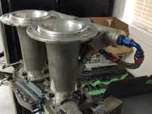 Slide valve injection sealed with hylomar.