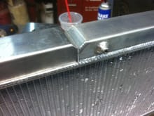 Then I fabricated another side for the top of the radiator