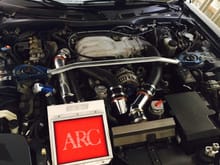 Engine bay after replacing IC, airbox, AST, IC piping