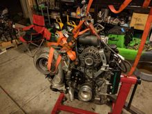 Pulled engine