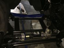 Close-up of the Steering mounted to the 20B sub frame.