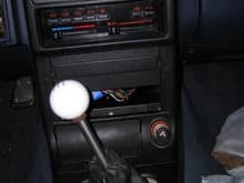 Shifter location.  I was using a camaro shifter.  Could use a little masaging, but it fit and worked in all gears.