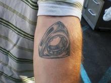 pic of jons rotor tattoo taken at jpr bbq 08