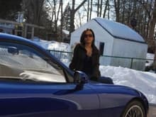 Me and the FD after a spin, on a gorgeous winter day.