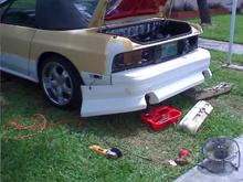 installn bodykit...not easy