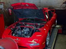 On the dyno..378RWHP on 15psi