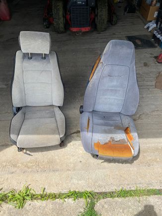 New on left old on the right 