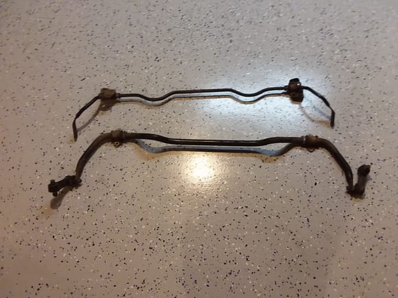 Front and rear GTUs sway bars with dog bones $100