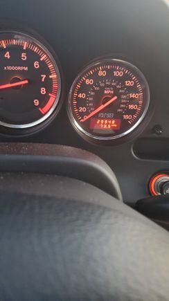 93 VR R-1 odometer shot, now at 30k