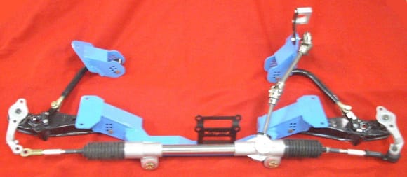 Respeed kit. Tension rods behind lower arms