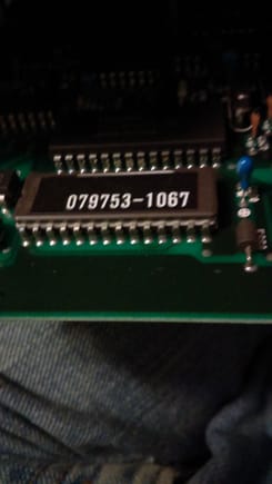 Here is that chip up close. If you look, it seems that that label with the numbering was placed over a label that was already present.