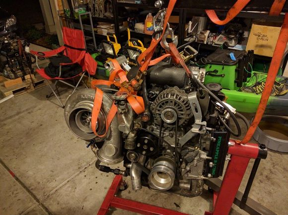 Pulled engine
