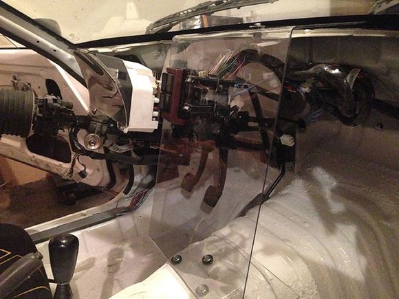 lexan center console in my FB RX-7.