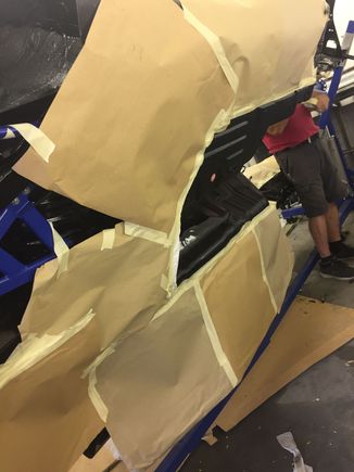 Underside tunnel before