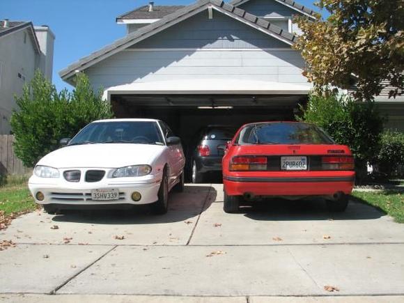 Driveway shot, dad's grand am thinking of grabbing those fog lights XD