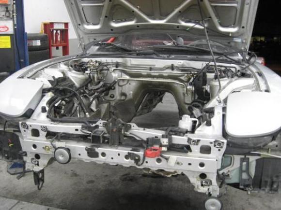 Prepping for reassembly.