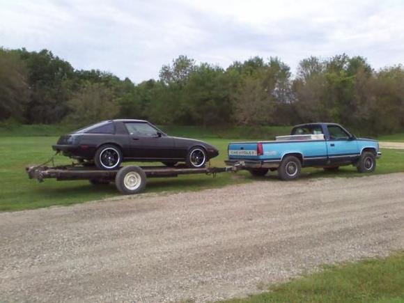 At the La Crosse St. Drags...  No I didn't trailer it home... its 1.5 hours away so I brought it on the trailer in case it broke... it didn't